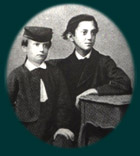 Fontanes Shne Theodor und Friedrich um 1870